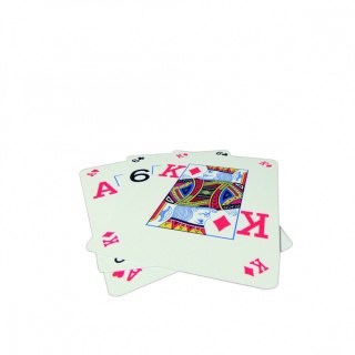 Karty poker Texas PC PEEK srebrne Cartamundi