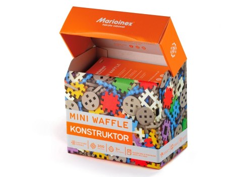 Klocki konstrukcyjne Mini Wafle Konstruktor 300 Marioinex