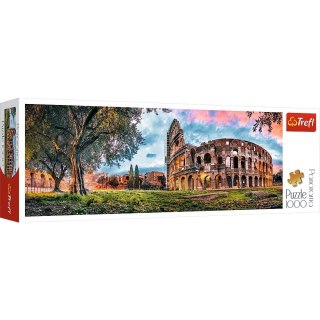 Puzzle 1000 elementów, Koloseum o poranku, Panoramiczne Trefl