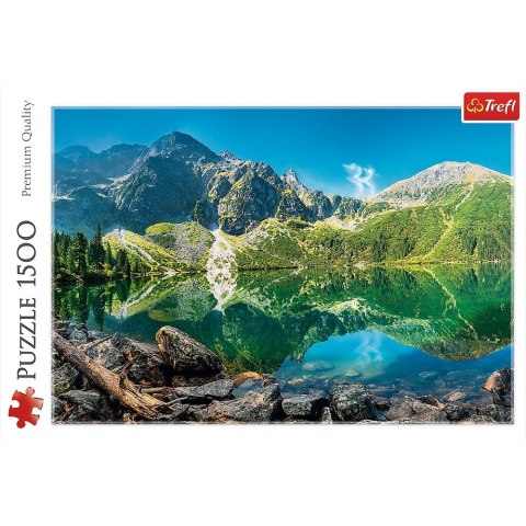 Puzzle 1500 elementów Jezioro Morskie Oko Tatry Polska Trefl