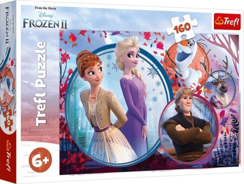 Puzzle 160 elementów. Frozen 2 (Kraina Lodu) - Siostrzana przygoda Trefl