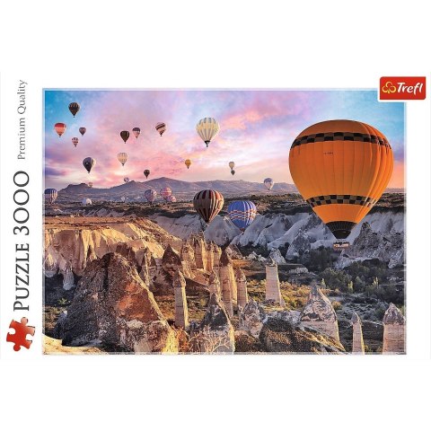 Puzzle 3000 elementów, Balony nad Kapadocją Trefl