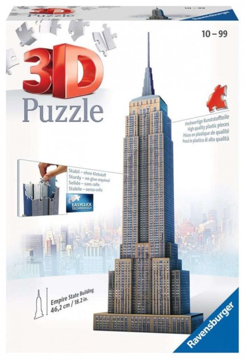 Puzzle 3D 216 elementów Empire State Building Ravensburger Polska