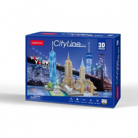 Puzzle 3D City Line New York Cubic Fun