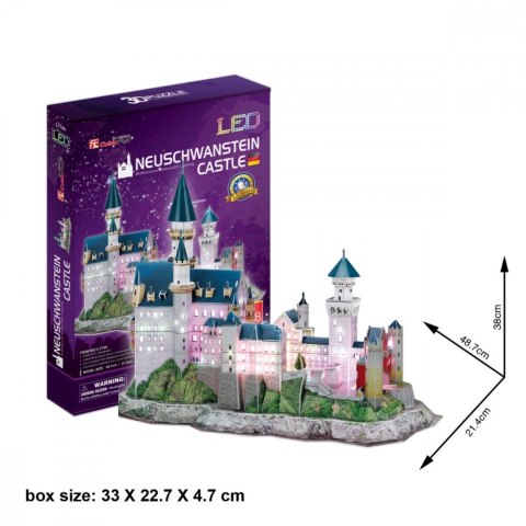 Puzzle 3D Neuschwanstein Castle Cubic Fun