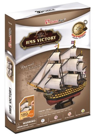 Puzzle 3D Żaglowiec HMS Victory Cubic Fun