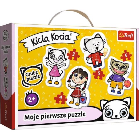 Puzzle BABY Wesoła Kicia Kocia Trefl