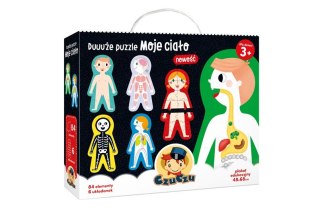 Puzzle Duuuże - Moje ciało CzuCzu