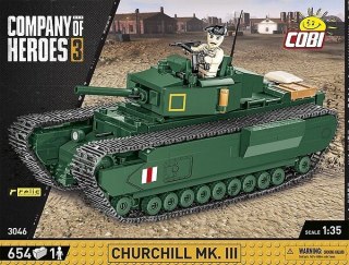 COH3 Churchill MK.III 654 klocków Cobi Klocki