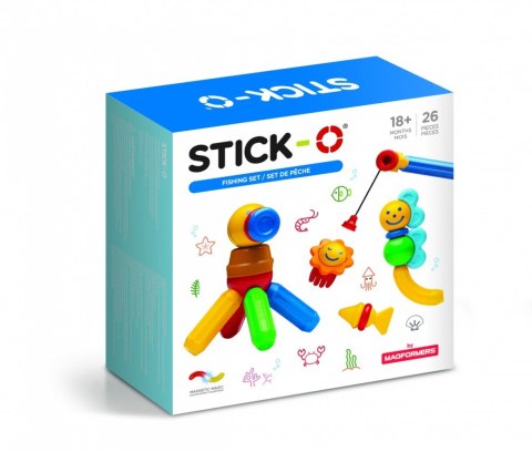 Klocki Stick- O Zestaw wędkarski 26 elementów Magformers