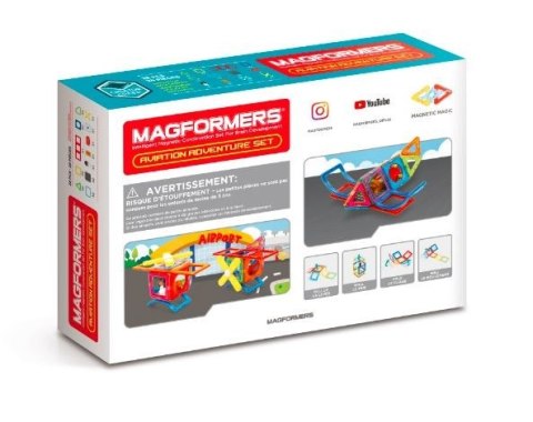 Klocki magnetyczne Aviation Adventure Magformers