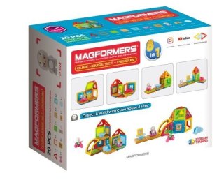 Klocki magnetyczne Cube House Pingwin Magformers