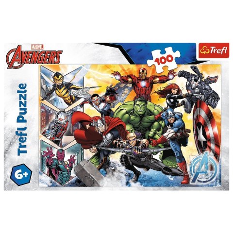 Puzzle 100 elementów Avengers Siła Avengersów Trefl