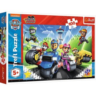 Puzzle 100 elementów Psi Patrol na motorach Trefl