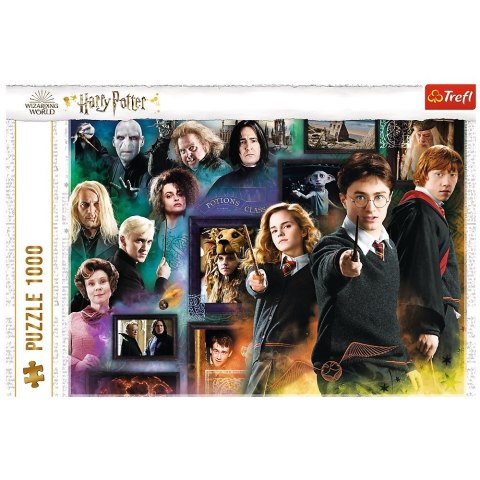 Puzzle 1000 elementów Świat Czarodziejów Harry Potter Trefl