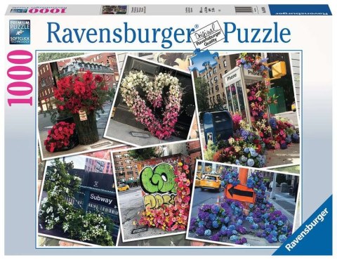 Puzzle 2D 1000 elementów NYC błysk kwiatów Ravensburger Polska