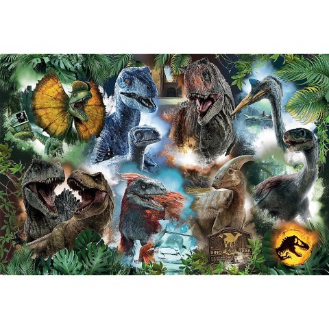 Puzzle 300 elementów Ulubione dinozaury Jurassic World Trefl