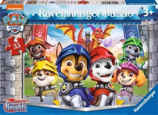 Puzzle 35 elementów Psi Patrol Rycerze Ravensburger Polska