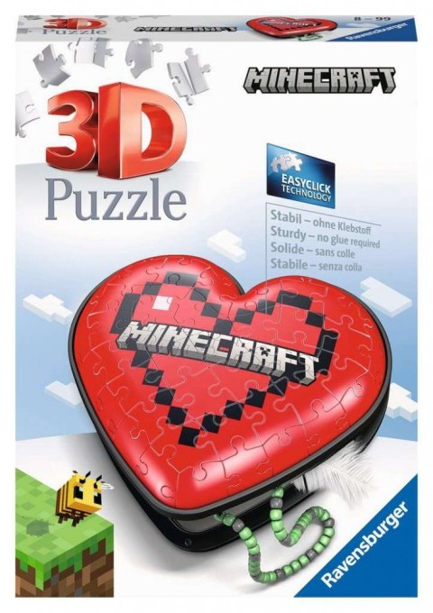 Puzzle 3D 54 elementy Minecraft Serce Ravensburger Polska