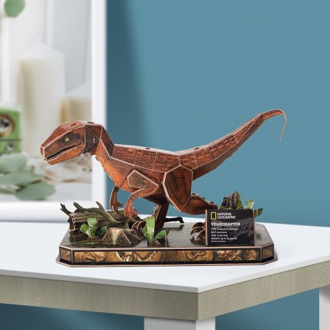 Puzzle 3D National Geographic - Welociraptor Cubic Fun