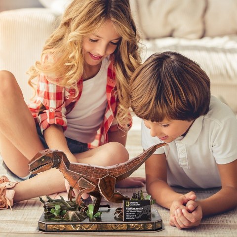 Puzzle 3D National Geographic - Welociraptor Cubic Fun