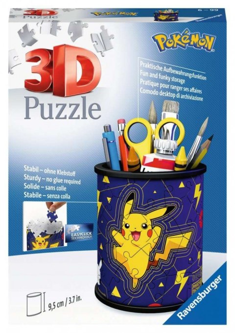 Puzzle 57 elementów 3D Przybornik Pikachu Ravensburger Polska