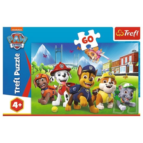 Puzzle 60 elementów Na polanie Psi Patrol Trefl