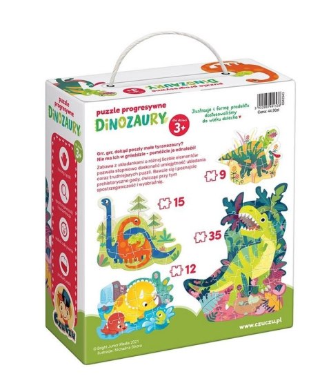 Puzzle progresywne - Dinozaury CzuCzu