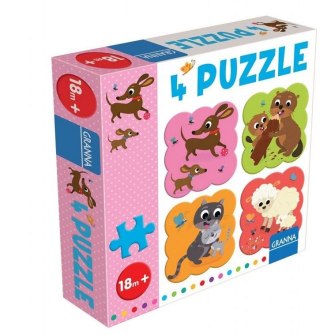 Puzzle z Jamnikiem 4 puzle 4 elementy Granna