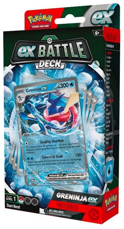 Karty Deluxe Battle Deck-Greninja ex Pokemon TCG