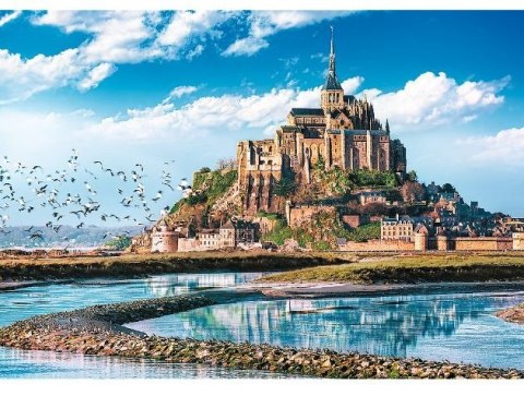 Puzzle 1000 elementów Mont Saint - Michel Francja Trefl