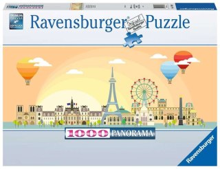 Puzzle 1000 elementów Panoramiczne Paryż Ravensburger Polska