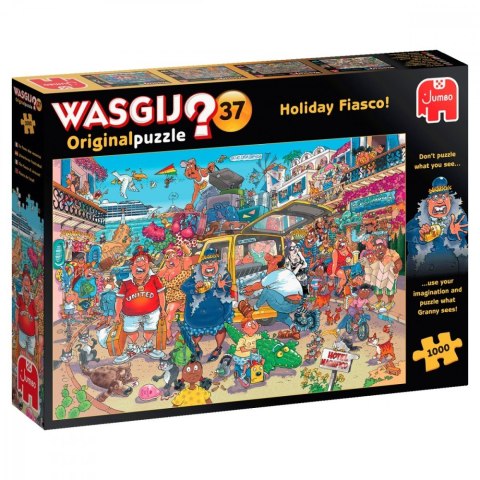 Puzzle 1000 elementów Wasgij Original Nieudane wakacje Tm Toys