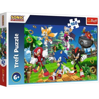 Puzzle 160 elementów Sonic i przyjaciele Trefl