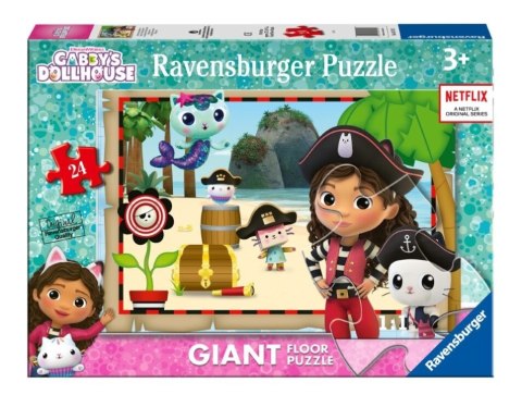 Puzzle 24 elementy Gigant Koci Domek Gabi Ravensburger Polska