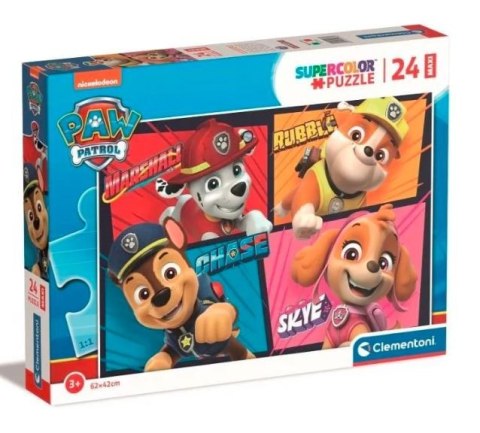 Puzzle 24 elementy Super Kolor Paw Patrol Clementoni