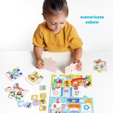 Puzzle Co robimy w domu 24 elementy CzuCzu