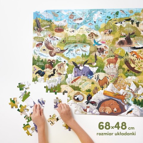 Puzzle Dzikie puzzle - Parki Narodowe 200 elementów CzuCzu