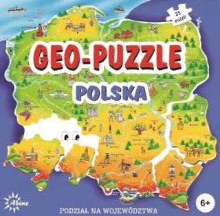 Puzzle Geo-Puzzle Polska Abino