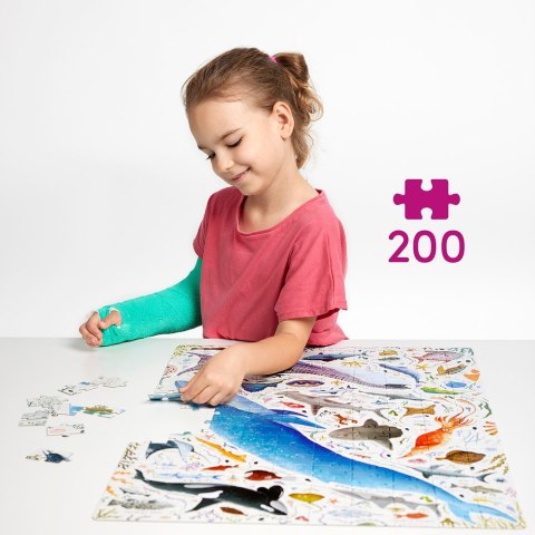 Puzzle Puzzlove Ryby i zwierzęta wodne 200 elementów CzuCzu