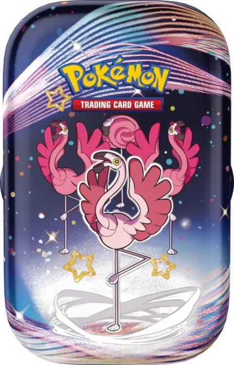 Karty Paldean Fates Mini Tin Flamigo Pokemon TCG