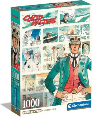 Puzzle 1000 elementów Compact Corto Maltese Clementoni