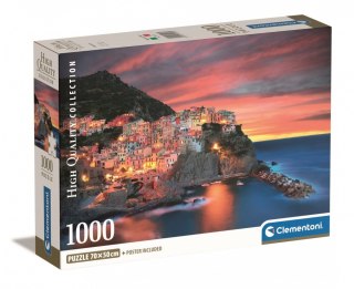 Puzzle 1000 elementów Compact Manarola Clementoni