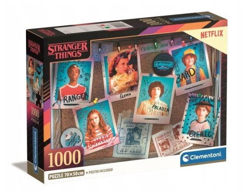 Puzzle 1000 elementów Compact Netflix Stranger Things Clementoni