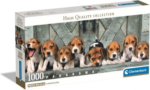 Puzzle 1000 elementów Compact Panorama Beagle Clementoni