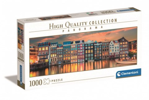 Puzzle 1000 elementów Panorama High Quality Bright Amsterdam Clementoni