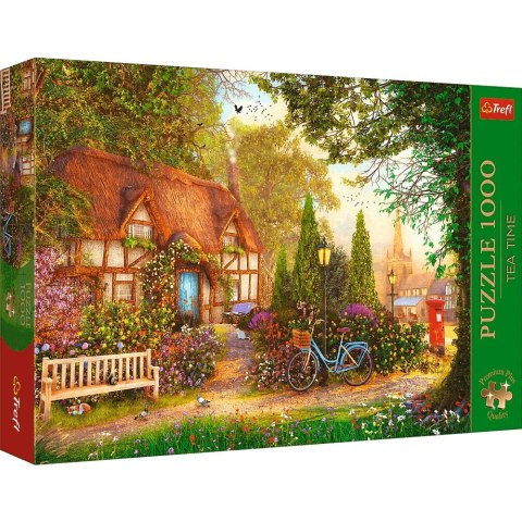 Puzzle 1000 elementów Premium Plus Domek pod strzechą Trefl