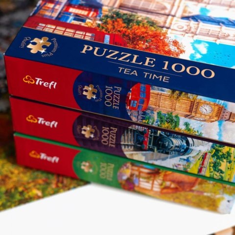 Puzzle 1000 elementów Premium Plus Domek pod strzechą Trefl