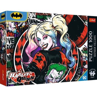 Puzzle 1000 elementów Premium Plus Harley Quinn Batman Trefl