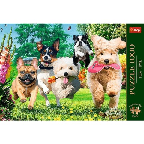 Puzzle 1000 elementów Premium Plus Tea Time Nadchodzą kłopoty! Trefl